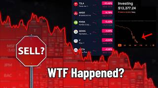 SH*T... Stocks DUMPING 😭 RIP my Portfolio