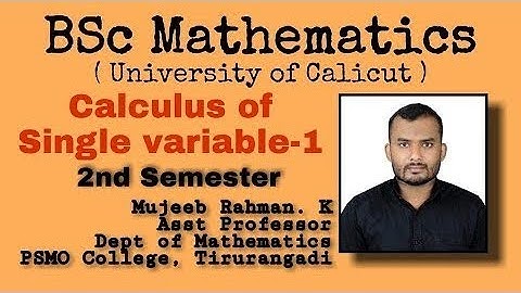 17 Extreme value theorem | BSc | 2nd Sem Core and 1st Sem Complementary | Calicut University