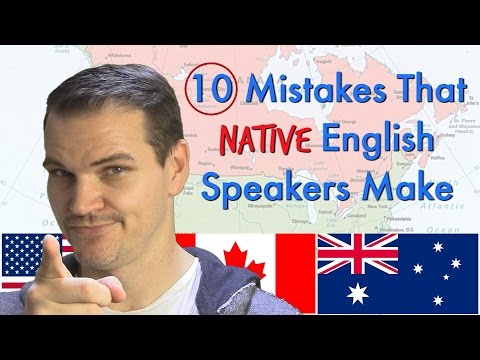 10 Common Mistakes That Native English Speakers Make