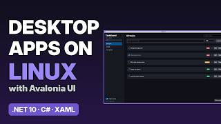 Build a .NET Desktop App on Linux with Avalonia UI (C#, XAML, MVVM) | .NET 10 Tutorial