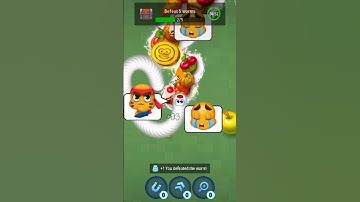 Silently headshot 2 Snakes in Worm Zone Game #shorts #snakegame #short #gaming #youtubeshorts #snake