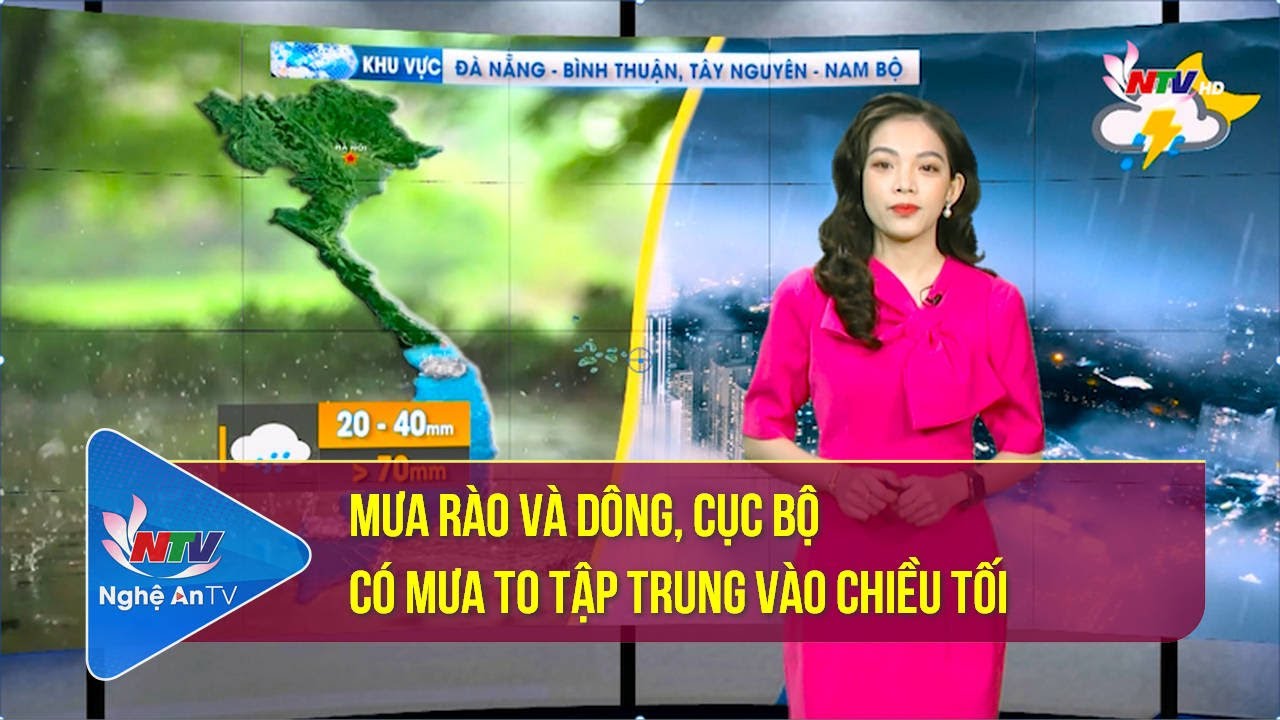 Bản tin Dự báo thời tiết đêm 16/09, ngày 17/09/2022 - youtube