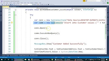 Connected Classes/Approaches in C#  Part  3 || Data Base by front End ||
