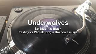 Listening to my LPs &amp; 12s Underwolves - So Blue it’s Black (Peshay Vs Photek. Origin Unknown 12)