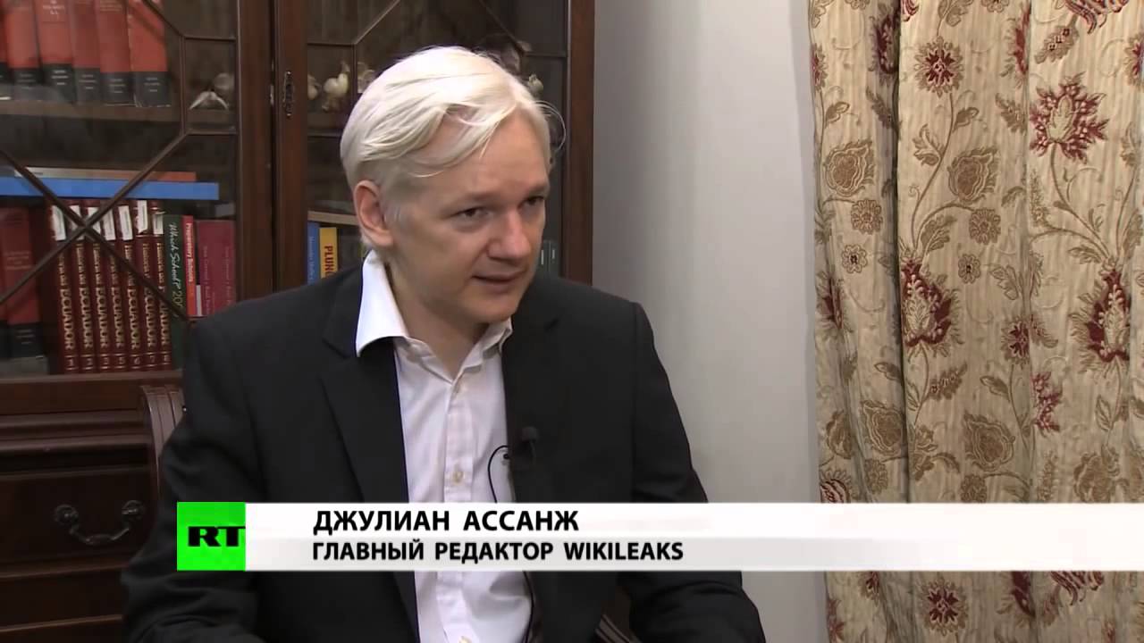 Эксклюзивное интервью Джулиана Ассанжа телеканалу RT
