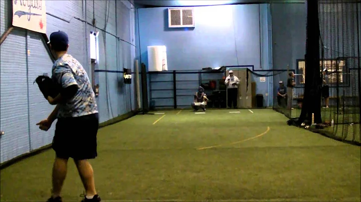 Chris Procopio Pitching (view from behind)