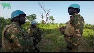 Heroic Zambian troops on a peace keeping mission in CAR rescue a village from armed rebels