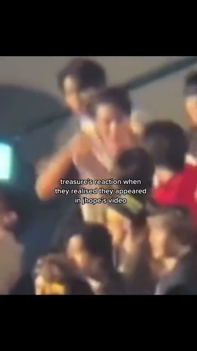 Treasure's reaction when they realised they appeared in Jhope's video #shorts#viral#jhope#bts