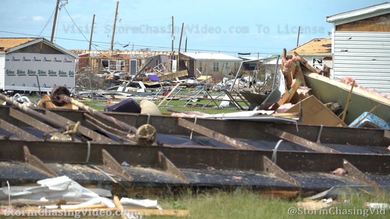 Hurricane Laura, Extensive Catastrophic Damage, Grand Lake, LA - 8/27/2020