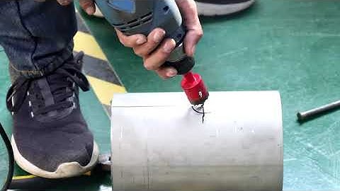 Insertion Thermal Mass Flow Meter Installation