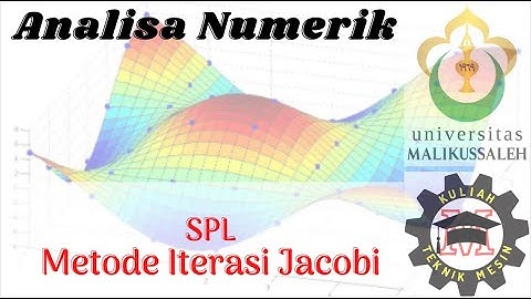 Analisa Numerik | Metode Iterasi Jacobi