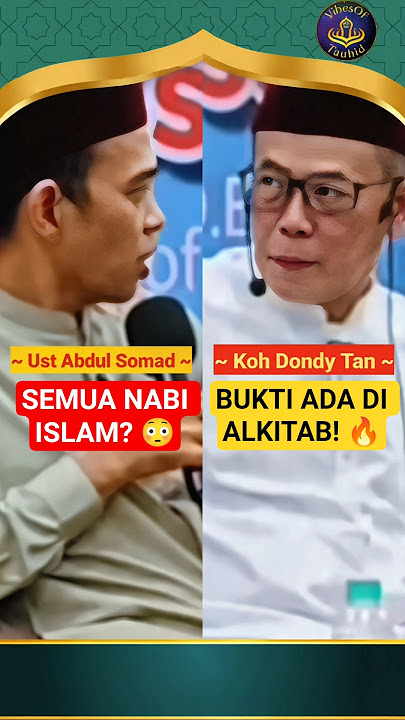 UAS & Koh Dondy: Were All Prophets Muslim? 😳 Real Proof in the Bible!