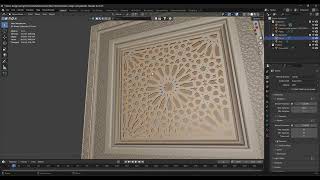 Islamic Geometric Pattern  3D Model  Decorative Design Wealth