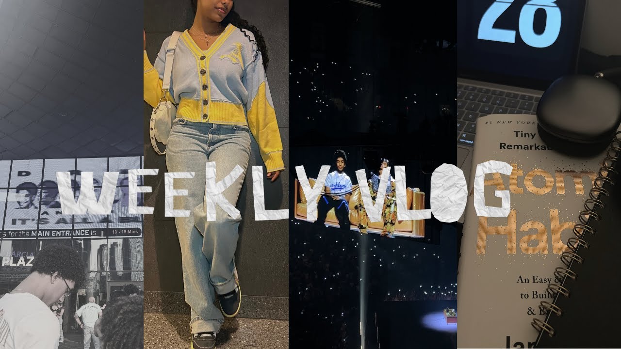 weekly vlog 001: drake concert, talking about summer burn out, closet clean out, school schedule