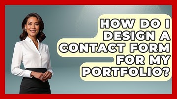 How Do I Design A Contact Form For My Portfolio? - Graphic Design Nerd