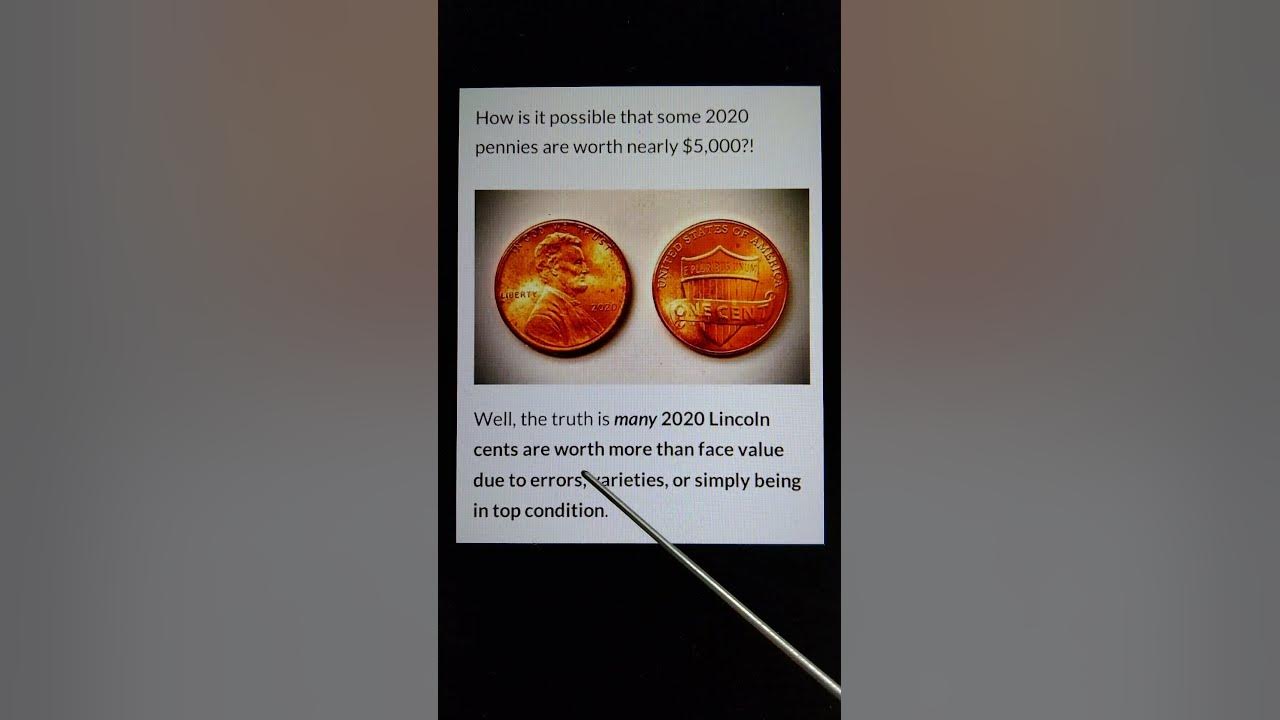 Why 2020 Pennies are Worth nearly 5,000?! shorts YouTube