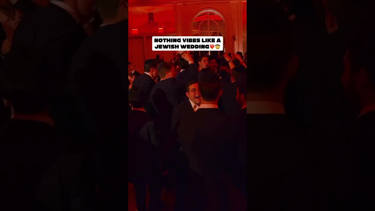 Nothing vibes like a Jewish wedding ❤️‍🔥🤠