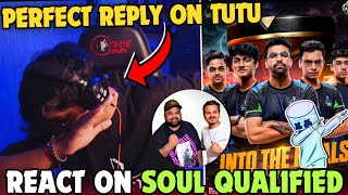 MORTAL THUG & GOLDY BHAI REACTION ON SOUL QUALIFIED ✅ Finally Reply on TUTU Players in BMPS 🚀