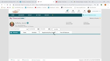 ADP Time Card Approval Process