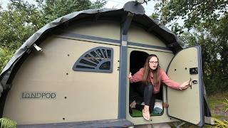 I tried luxury 'Landpod' camping (I didn't expect this!)