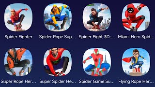 Spider Fighter,Spider Rope Superhero City Battle,Spider Fight 3D,Miami Hero Spider,Super Rope Hero screenshot 5