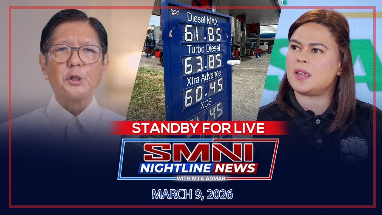 SMNI Nightline News with Admar Vilando & Almar Forsuelo | March 9, 2026 – Lunes
