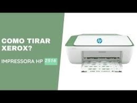 como tirar xerox na impressora hp 2516 - YouTube