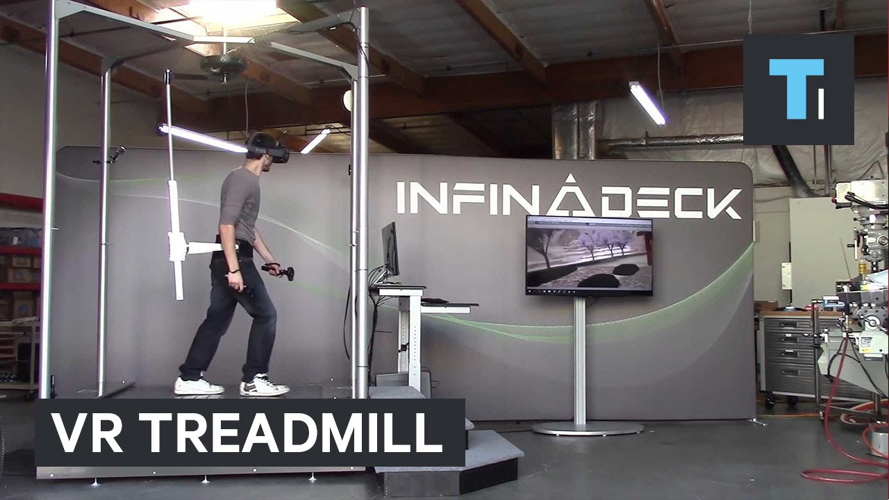 VR treadmill YouTube