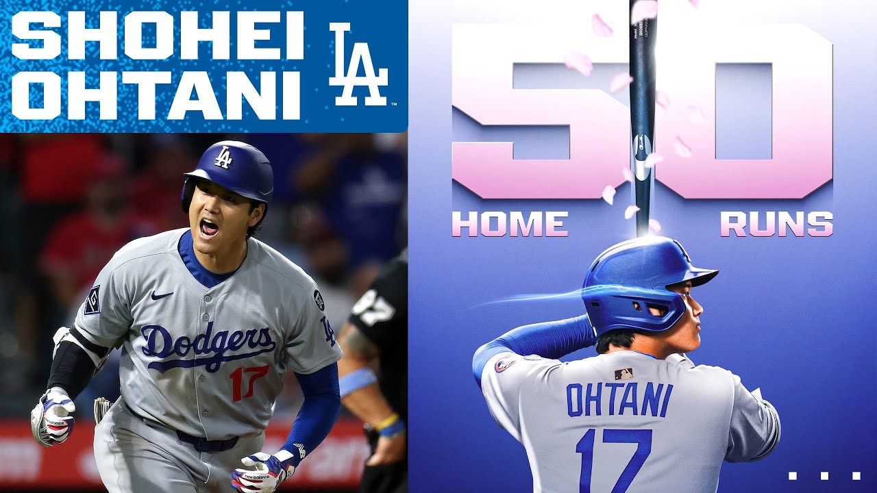 THERE IS ONLY ONE SHOHEI! Shohei Ohtani has hit 50+ home runs in 