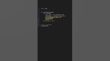 Build a Timer in 60 Seconds - Simple Python #shorts