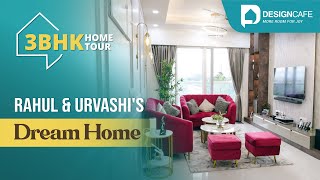 Modern and Minimalist 3BHK Home Tours | Inside Rahul & Urvashi's Dream Home #designcafehomes