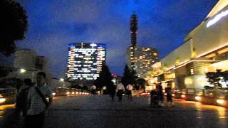 DSCF8835ランドマークプラザ→マークイズみなとみらい20130704屋根が無い