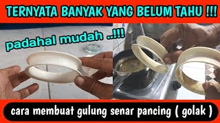 jarang yang tahu ! cara membuat alat memancing gulung senar | golak | kolak dari paralon