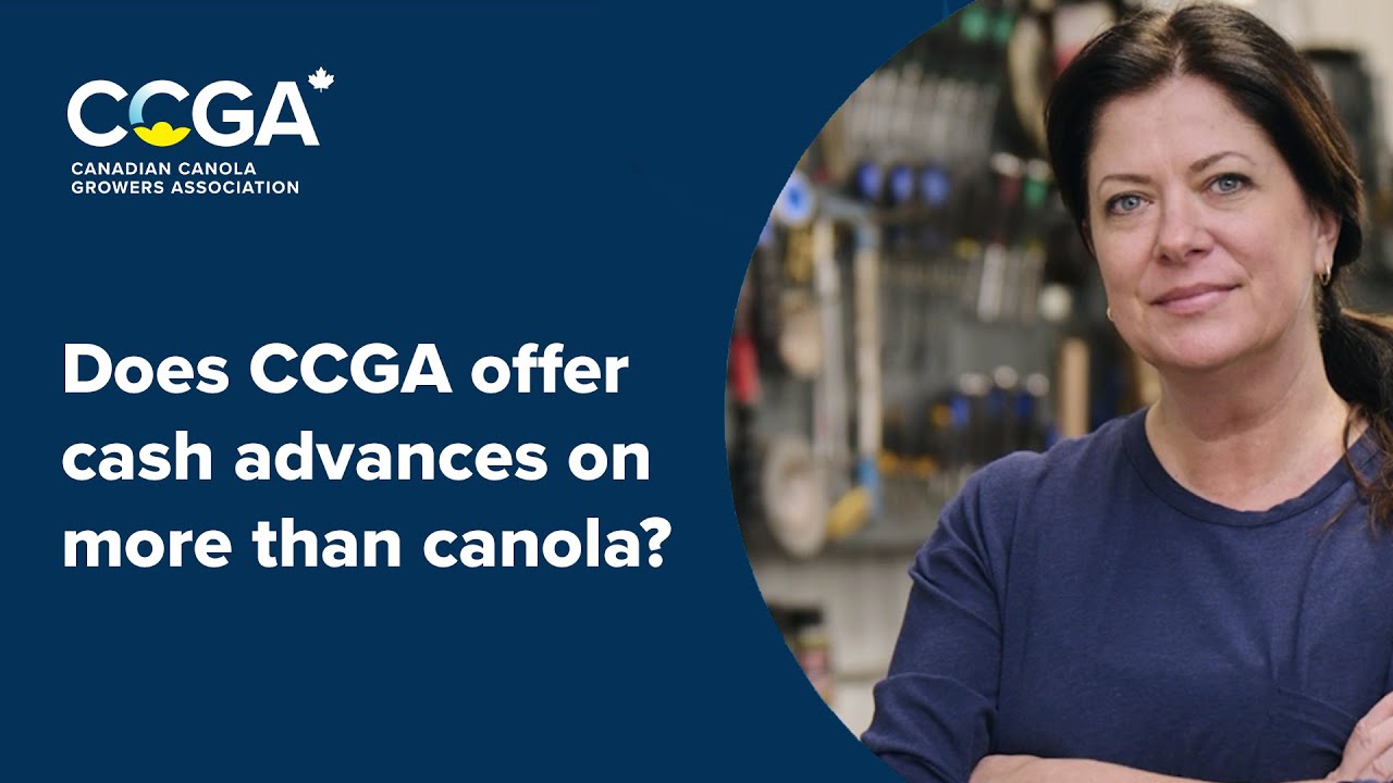 Does CCGA offer advances on more than canola?