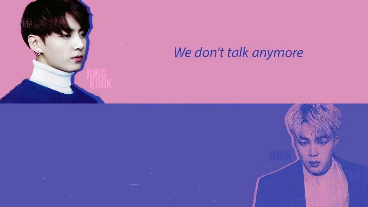 we don't talk anymore Jimin jk (BTS) part 2 /BTS, festa 2017 /💓 - YouTube