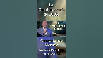 Sugel Michelen /LA OMNIPRESENCIA DE DIOS!!