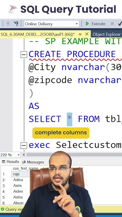 How to Create and Use Stored Procedures with Parameters in SQL Server ...