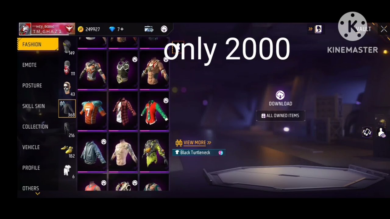 onley 2000 ka free fire ID jod collection.