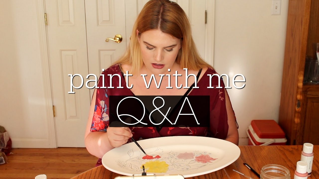 paint with me 2// q&a YouTube