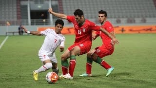 أهداف مباراة منتخب اليمن 1-2  إيران | نصف نهائي كأس اتحاد غرب آسيا 2015