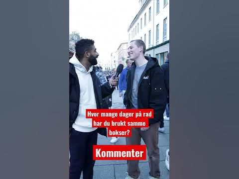 Hvor mange dager på rad, har du brukt samme bokser? #humor #oslo #