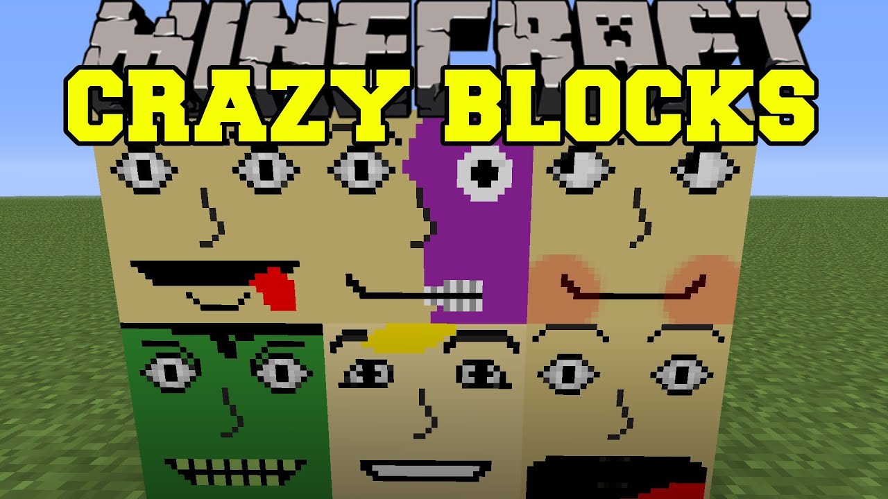 Minecraft CRAZY BLOCKS (TROLLING, EMOTIONS, & FUNNY!) Mod Showcase