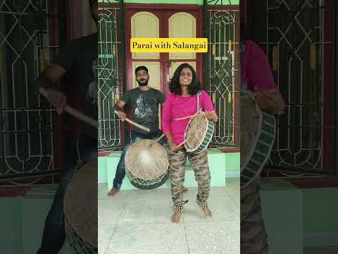 Paraiyum Salangaiyum 💙 #Parai #tamil #drumset #dance #chandrikaparai #tamilshorts