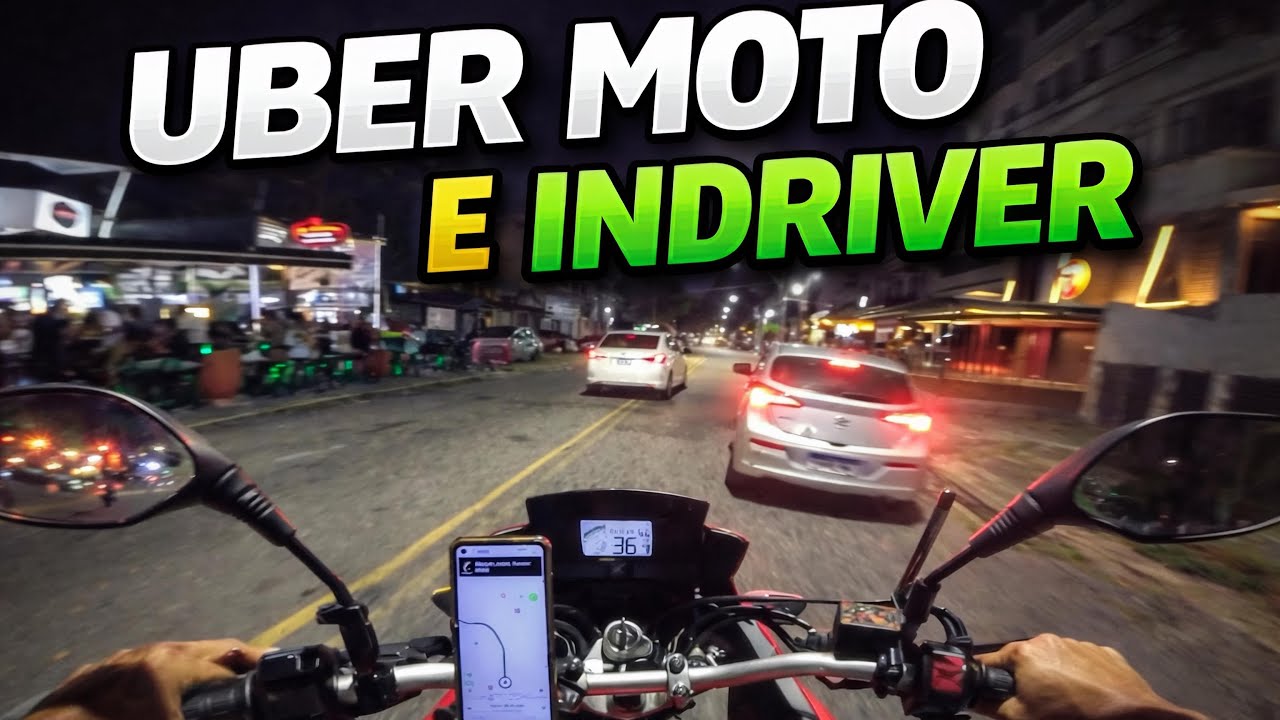 4 horas trabalhando só com Uber moto e indriver. Quanto eu fiz ?