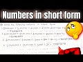 Class 6 Maths | Write the Following Numbers in Short Form | Chapter 1 Exercise 1.3 Q5 in Telugu