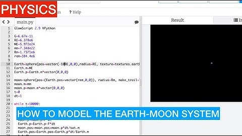 How to model the Earth-Moon system with the Momentum Principle