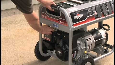 Briggs & Stratton: Operating a Portable Generator