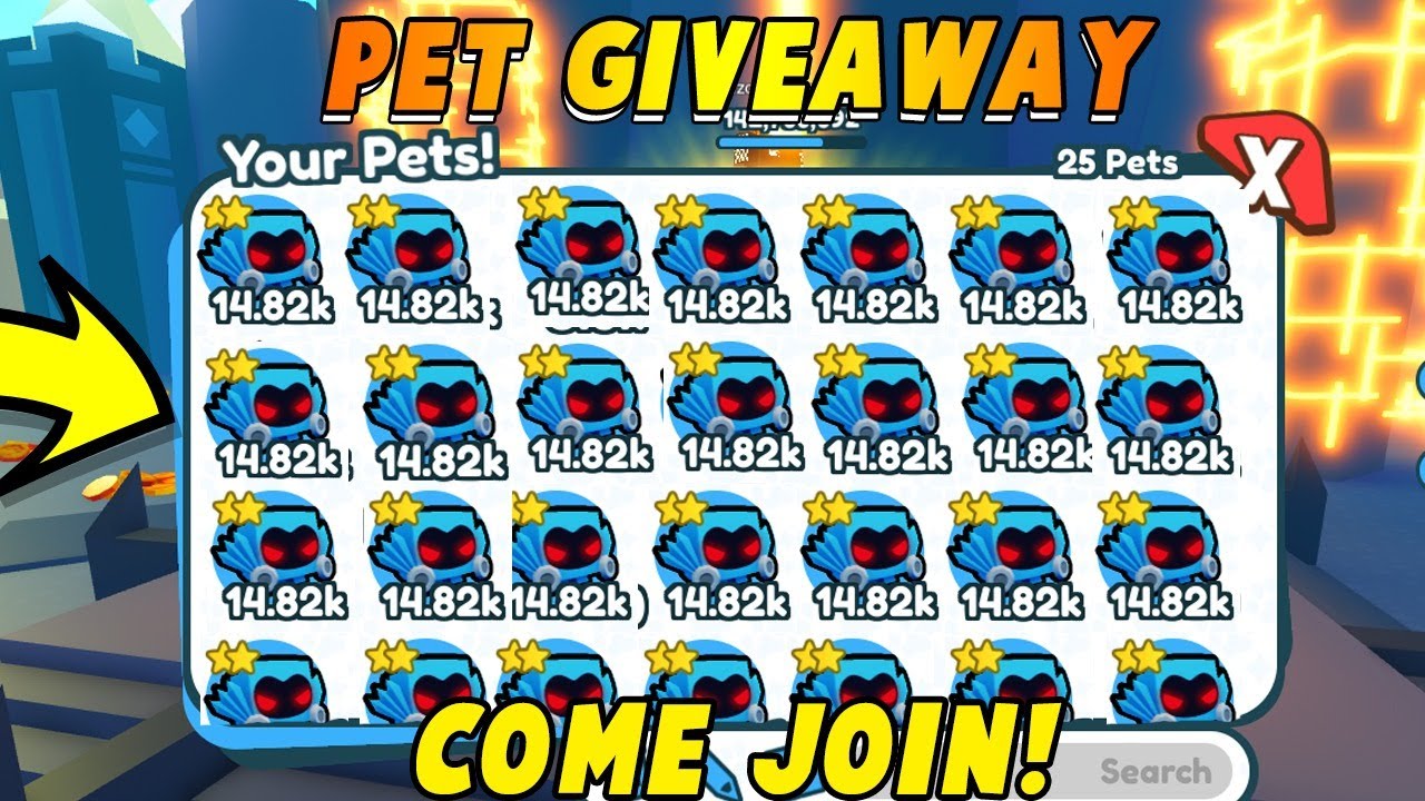  NEW CODES Pet Simulator X OP Pet GIVEAWAYS TO VIEWERS Roblox Live Stream YouTube