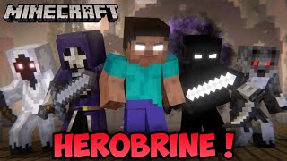 HEROBRINE IN MY WORLD | boss herobrine in my world #herobrine#minecraft