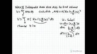 UBC Math 101 tutor Volumes by Slicing 6 Video tutorial 144